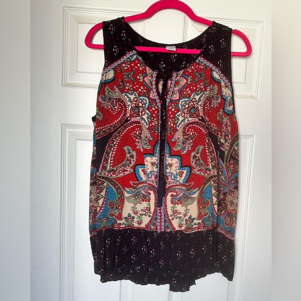 Bila Multicolor Patterned Top